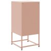 Noční stolky 2 ks růžové 36 x 39 x 78 cm ocel 846581