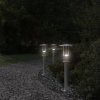 Venkovní stojací lampy 3 ks stříbrné 60 cm nerezová ocel 4006350