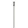 Venkovní stojací lampy 3 ks stříbrné 120 cm nerezová ocel 4006384