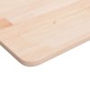 Čtvercová stolní deska 70x70x1,5 cm masivní dub bez úprav 342917