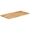 Stolní deska 100 x 60 x 2,5 cm živá hrana mangovníkové dřevo 370718