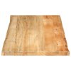 Stolní deska 100 x 60 x 2,5 cm živá hrana mangovníkové dřevo 370718