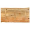 Stolní deska 100 x 60 x 2,5 cm živá hrana mangovníkové dřevo 370718