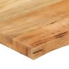 Stolní deska 100 x 60 x 2,5 cm živá hrana mangovníkové dřevo 370718