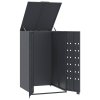 Box na 1 popelnici antracitový 69 x 79 x 117 cm ocel 4008426