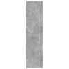 Šatní skříň betonově šedá 80 x 50 x 200 cm kompozitní dřevo 3307723