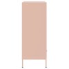 Skříň růžová 68 x 39 x 101,5 cm ocel 843109