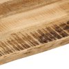 Stolní deska živá hrana 60x40x2,5 cm masivní hrubý mangovník 370656