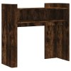 Konzolový stolek kouřový dub 100 x 35 x 90 cm kompozitní dřevo 848469