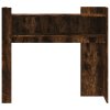 Konzolový stolek kouřový dub 100 x 35 x 90 cm kompozitní dřevo 848469