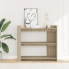 Konzolový stolek dub sonoma 100 x 35 x 90 cm kompozitní dřevo 848474