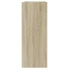 Konzolový stolek dub sonoma 100 x 35 x 90 cm kompozitní dřevo 848474