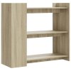 Konzolový stolek dub sonoma 100 x 35 x 90 cm kompozitní dřevo 848474