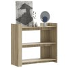 Konzolový stolek dub sonoma 100 x 35 x 90 cm kompozitní dřevo 848474