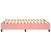Rám postele s boxspringem růžový 140 x 190 cm samet 3121119
