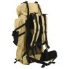 Turistický batoh khaki 80 L tkanina oxford 4009973