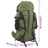 Turistický batoh armádní zelený 60 L tkanina oxford 4009965
