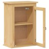 Koupelnová nástěnná skříňka Corona 45x27x64,5 cm masiv borovice 4013401