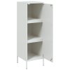 Skříň highboard bílá 36 x 39 x 113 cm ocel 843011
