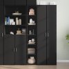 Skříň highboard černá 30 x 41 x 185 cm kompozitní dřevo 846412