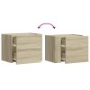 Nástěnné noční stolky 2 ks dub sonoma 45 x 30 x 35 cm 848330