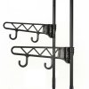 Stojan na oblečení ocel a netkaná textilie 55x28,5x175 cm černý 245742