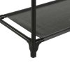 Stojan na oblečení ocel a netkaná textilie 55x28,5x175 cm černý 245742