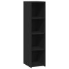 Skříň highboard černá 30 x 41 x 124 cm kompozitní dřevo 846377