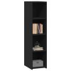 Skříň highboard černá 30 x 41 x 124 cm kompozitní dřevo 846377