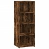 Skříň highboard kouřový dub 45 x 41 x 124 cm kompozitní dřevo 846394