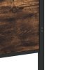 Kovový rám postele bez matrace kouřový dub 183 x 213 cm 3301356