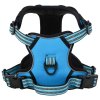 Postroj pro psy s reflexními popruhy nastavitelný modrý M 4013366