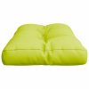 Poduška na palety jasně zelená 70 x 40 x 12 cm textil 360590