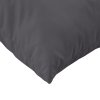 Podušky na palety 2 ks antracitové textil 360834