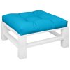 Poduška na palety modrá 80 x 80 x 12 cm textil 360495