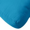 Poduška na palety modrá 80 x 80 x 12 cm textil 360495