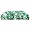Poduška na palety zelená 120 x 80 x 12 cm textil 360525