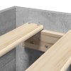 Rám postele betonově šedý 90 x 200 cm kompozitní dřevo 3295495