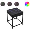 Noční stolek s Infinity LED černý 40 x 40 x 51 cm 3284091