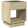 Noční stolek s Infinity LED dub sonoma 40 x 40 x 50 cm 3284079