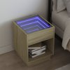 Noční stolek s Infinity LED dub sonoma 40 x 40 x 50 cm 3284079