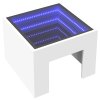 Noční stolek s Infinity LED bílý 40 x 40 x 30 cm 3284070