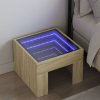 Noční stolek s Infinity LED dub sonoma 40 x 40 x 30 cm 3284072