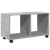 Skříňka na kolečkách betonově šedá 72x33x42,5 cm kompozit 853140