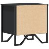 Noční stolky černé 2 ks 40 x 30 x 40 cm kompozitní dřevo 848495