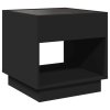 Noční stolek s Infinity LED černý 50 x 50 x 50 cm 3284085