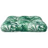 Poduška na palety vzor listů 58 x 58 x 10 cm textil 360912