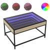 Konferenční stolek s Infinity LED dub sonoma 70 x 50 x 41 cm 847683
