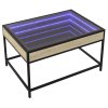 Konferenční stolek s Infinity LED dub sonoma 70 x 50 x 41 cm 847683