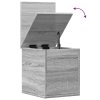 Úložný box šedý sonoma 30 x 35 x 35 cm kompozitní dřevo 840672